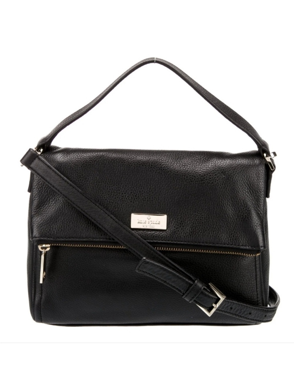 Kate Spade New York Highland Place Maria Leather Crossbody, Black